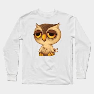 Sad owl Long Sleeve T-Shirt